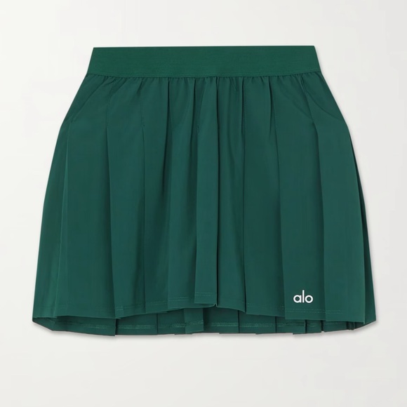 ALO Yoga Skirts Alo Yoga Varsity Pleated Stretch Jersey Tennis